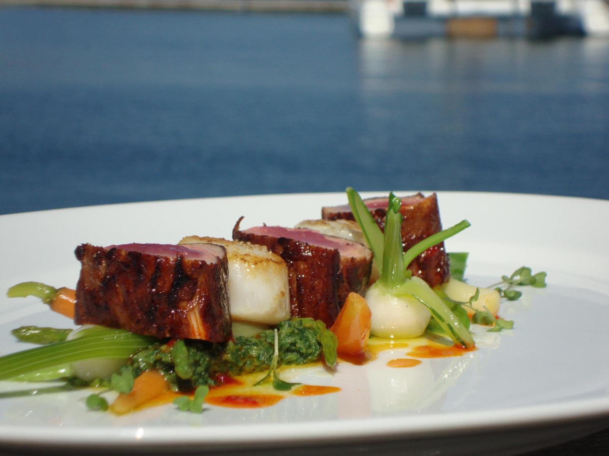 Troia Design Hotel Bagian luar foto A plate of grilled lamb chops